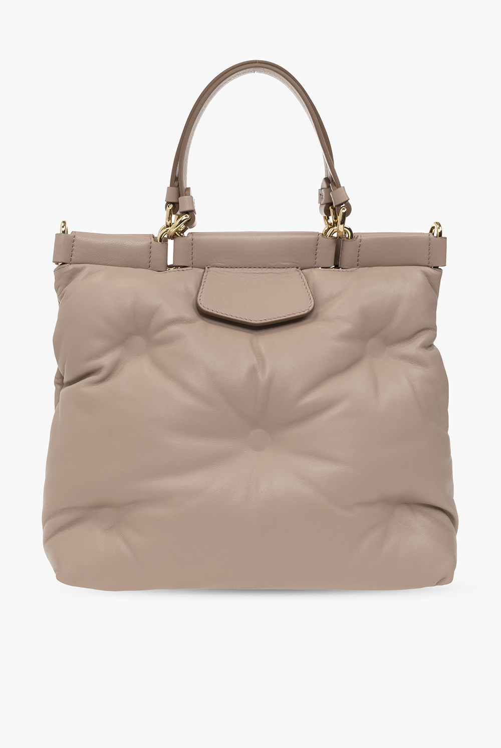 Beige 'Glam Slam Small' shoulder bag Maison Margiela